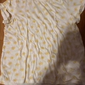 Simple floral tee shirt